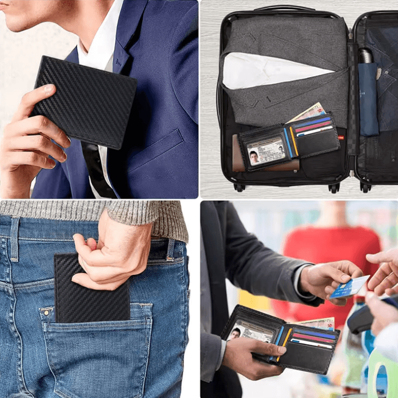 Safe-Journey™ Slimline Wallet RFID Blocking